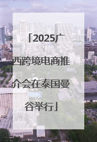 2025广西跨境电商推介会在泰国曼谷举行